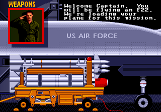 F-22 Interceptor screenshot 5 for Sega Mega Drive